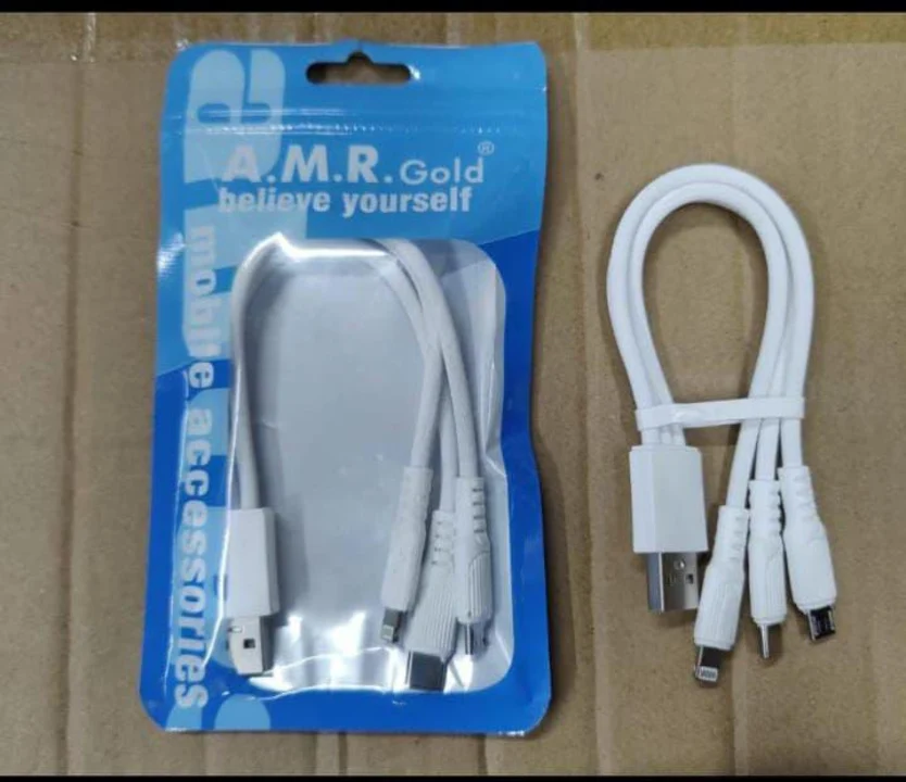 3 in 1 power Bank cable  uploaded by Krishna enterprises on 6/5/2023