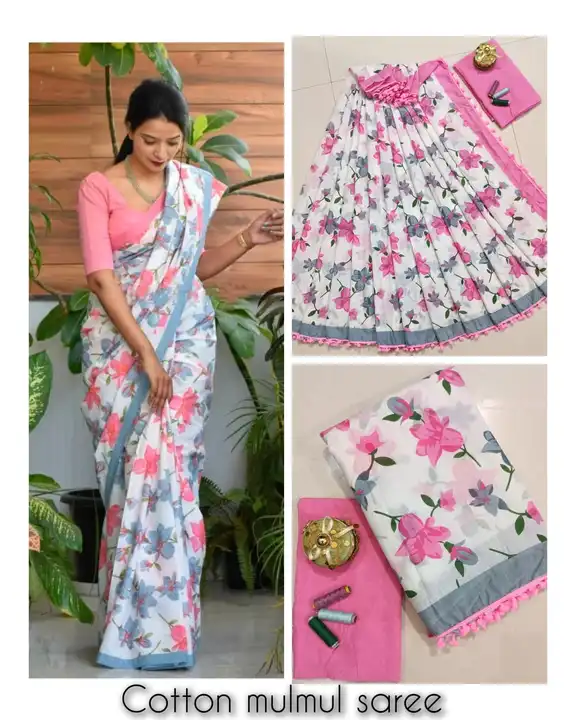 Cotton Printed saree  uploaded by Indiana Creations  on 6/5/2023