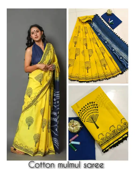Cotton Printed saree  uploaded by Indiana Creations  on 6/5/2023