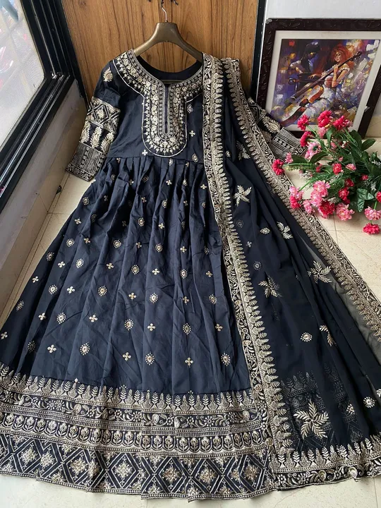 LC 1062

♥️ PRESENTING NEW DESIGNER EMBROIDERED ANARKALI GOWN ♥️

♥️ GOOD QUALITY EMBROIDERED HEAVY  uploaded by A2z collection on 6/5/2023