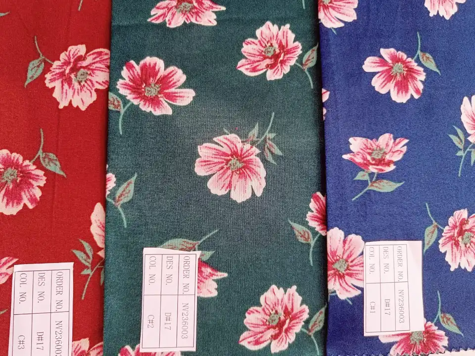 Birsh pirnt plazo and t-shirt fabric girls uploaded by Gorav sivaa textile on 6/5/2023