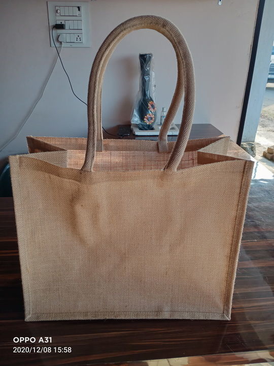 Natural jute Tote uploaded by Rural Mart on 3/12/2021