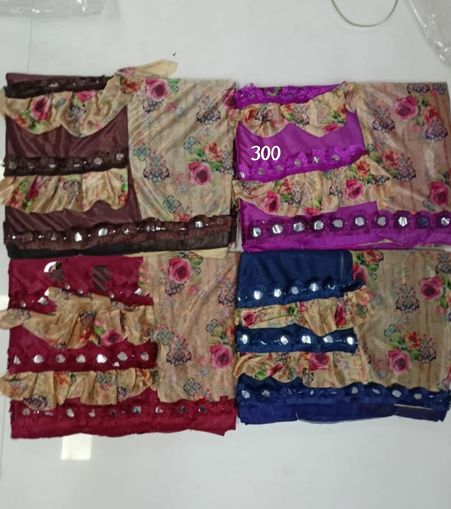Heavy frill saree uploaded by Amit textiles on 6/5/2023