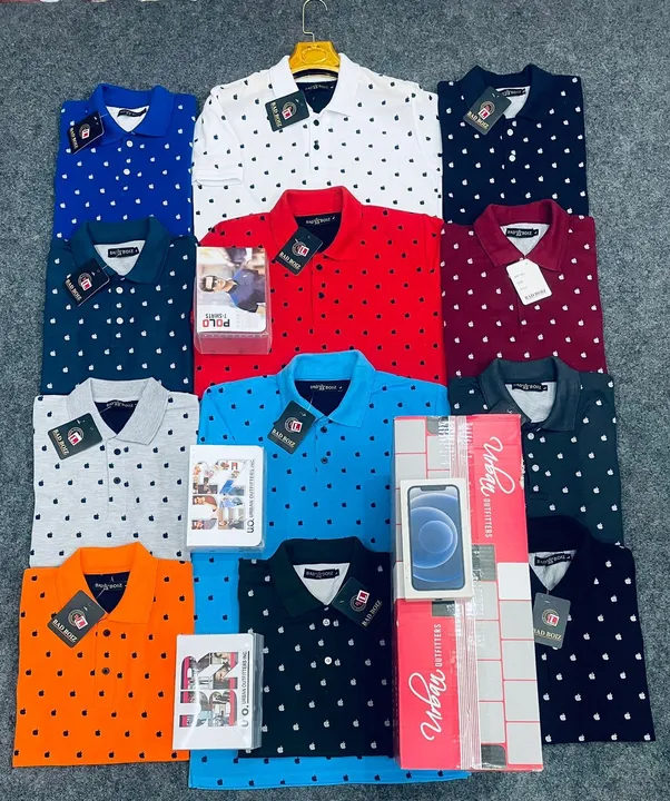 Men's Polo Printed Tshirts  uploaded by Jai Mata Di Garments on 6/5/2023