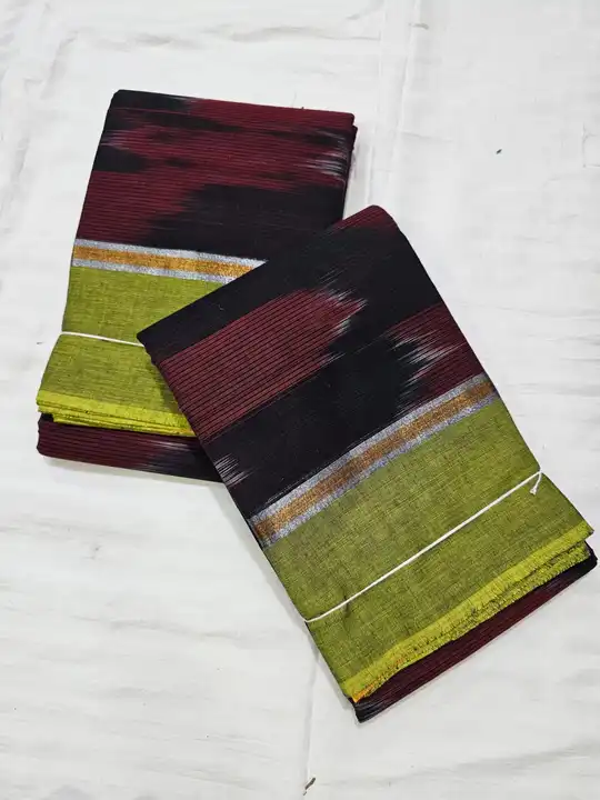 Asus cotton time type blouse sarees uploaded by Radhika clothes on 6/5/2023