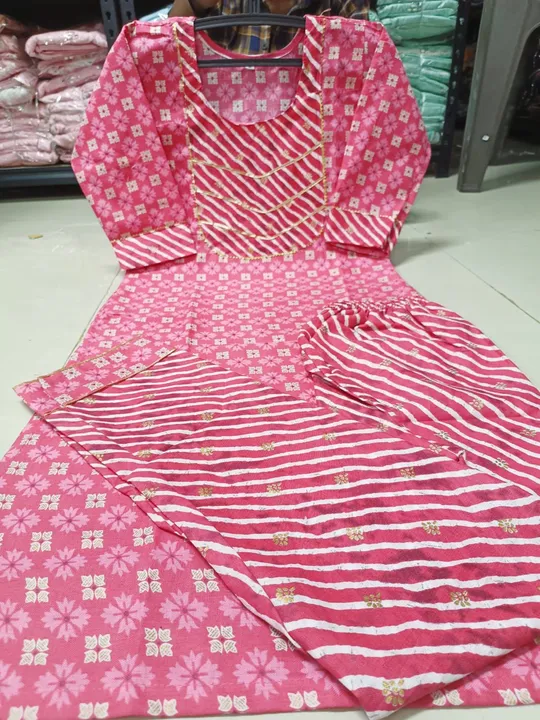 Kurti pant sett uploaded by pink Rose fashion Store  on 6/5/2023
