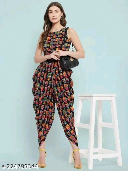 Trendy women printed jumpsuit  uploaded by Trendy women collection on 6/5/2023