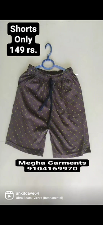 Shorts uploaded by Megha garments on 6/5/2023
