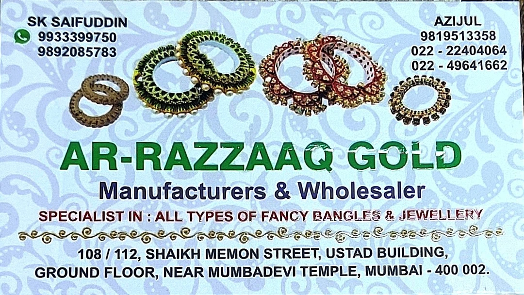Factory Store Images of AR - RAZZAAQ GOLD