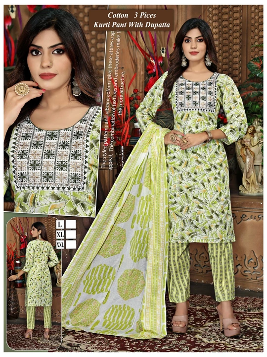 VAANI FASHION COTTON STRAIGHT SUIT  uploaded by business on 6/5/2023