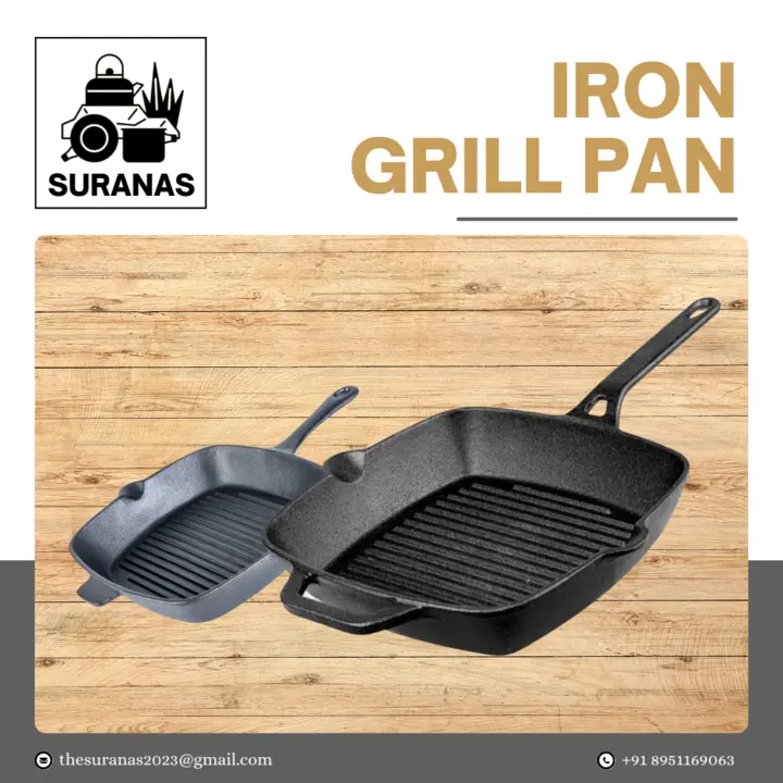 Suranas Iron Grill pan uploaded by Suranas Kitchen Solution  on 6/5/2023