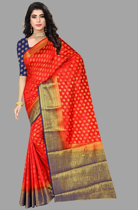 Banarasi sarees fabric balatan Silk sarees Jari y uploaded by Sahana fashion on 6/5/2023