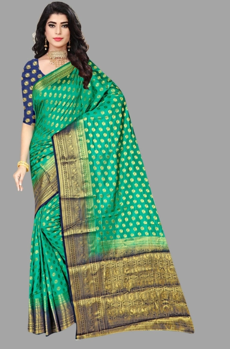 Banarasi sarees fabric balatan Silk sarees Jari y uploaded by Sahana fashion on 6/5/2023