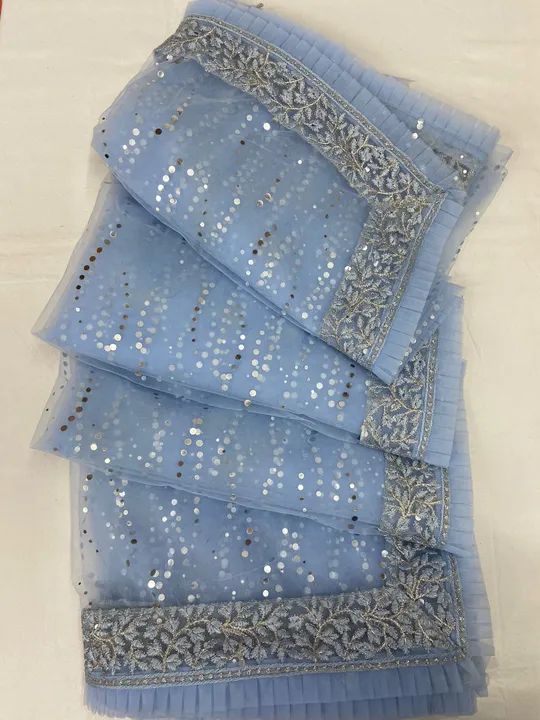 *D.No.15031*

 *NEW LAUNCHING*

👗 *SAREE* - Soft Mono Net With Mirror Foil Work And With Thread Emb uploaded by Maa Arbuda saree on 6/5/2023