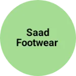 Business logo of Saad footwear