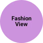 Business logo of Fashion View