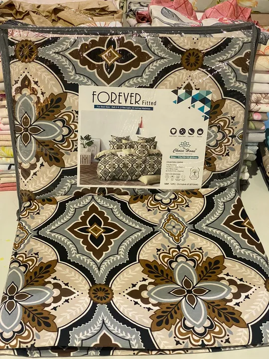 Forever fitted bedsheet size 72 78 10 price 350 uploaded by R S TEXTILE  on 6/5/2023