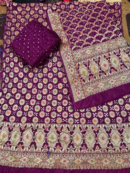 Banarsi Dupoian silk suit & 3pec uploaded by business on 6/5/2023
