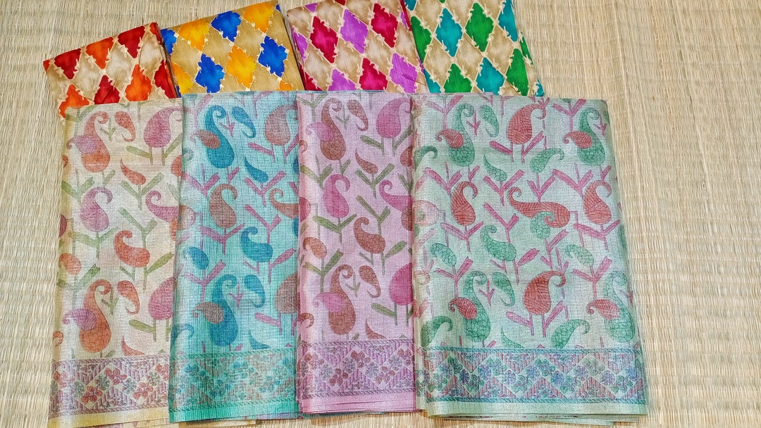 Zari Checks Print  uploaded by Riddhi Siddhi Sarees (Samriddhi) on 6/5/2023