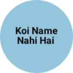 Business logo of Koi name nahi hai