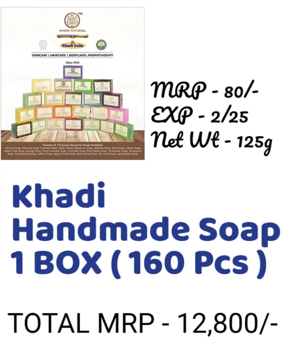 Khadi Handmade Soap uploaded by Chairana on 6/5/2023