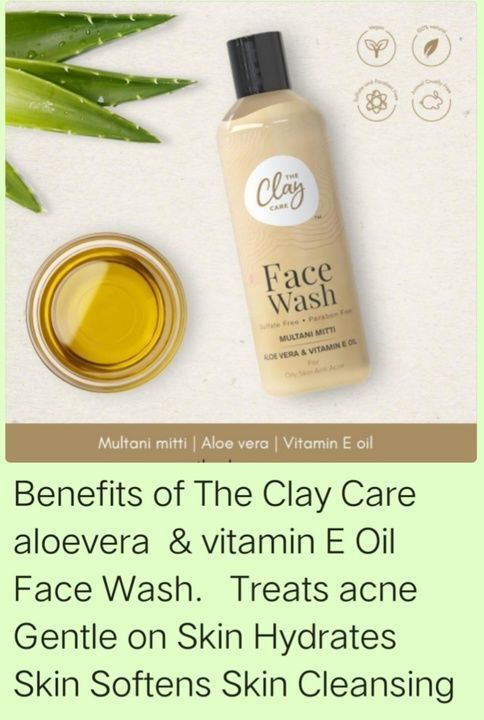 Clay face wash uploaded by business on 3/12/2021