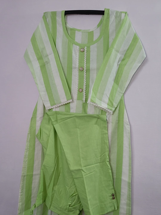 Woman kurta and trouser set khadi cotton  uploaded by M/S Ansary Collection on 6/5/2023