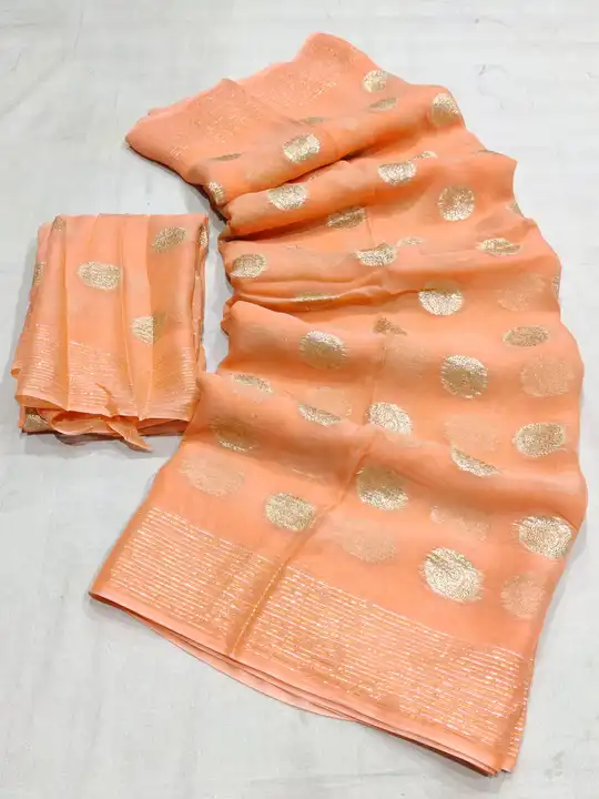 ❤️
*beautiful color combination Saree for all ladies*

👉keep shopping with us

🥰🥰Original product uploaded by Gotapatti manufacturer on 6/6/2023