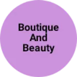 Business logo of Boutique and beauty parlour