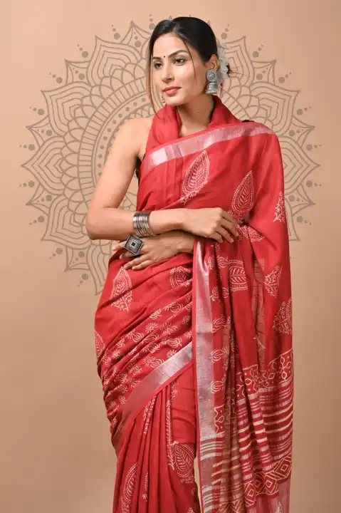 Cotton Linen Saree  uploaded by Krishna collections on 6/6/2023