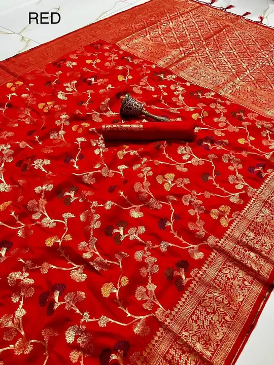 Soft silk saree  uploaded by Fashion designer saree  on 6/6/2023