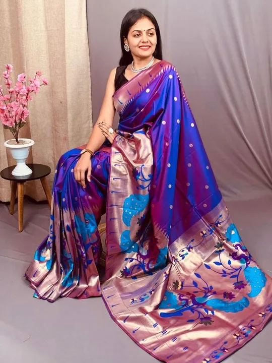 Silk saree  uploaded by Fashion designer saree  on 6/6/2023