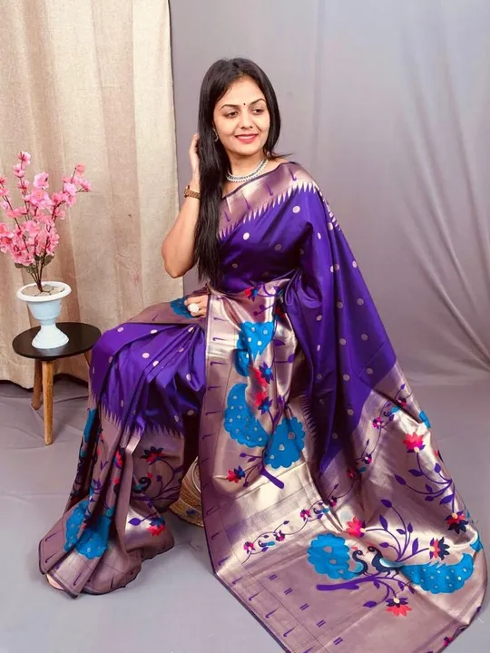 Silk saree  uploaded by Fashion designer saree  on 6/6/2023