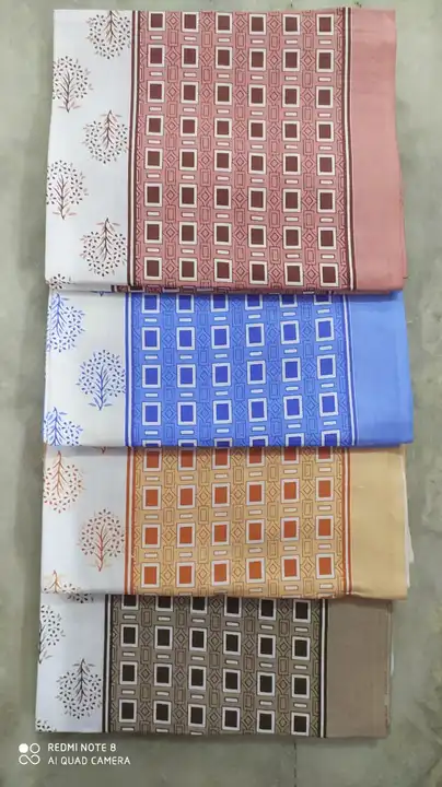 Jaipuri Cotton Single Bed Sheets 63*100 uploaded by Laven Exclusive on 6/6/2023