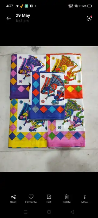 Jaipuri Cotton Sanganeri Design Single Bed Sheets  uploaded by Laven Exclusive on 6/6/2023