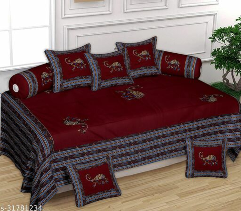 Katha Work Diwan Set, Cushion Cover,   uploaded by Laven Exclusive on 6/6/2023
