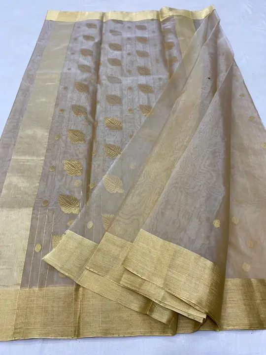 CHANDERI silk traditional handwoven katan silk saree  uploaded by WEAVER'S ORIGIN silk and Sarees on 6/6/2023