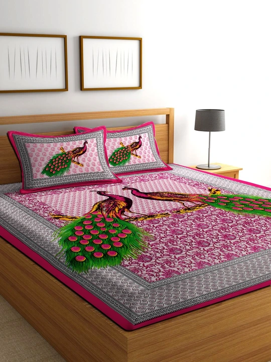 Jaipuri Cotton Double Bed Sheets  uploaded by Laven Exclusive on 6/6/2023