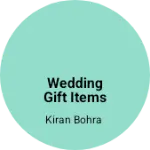 Business logo of Wedding gift items &boutique