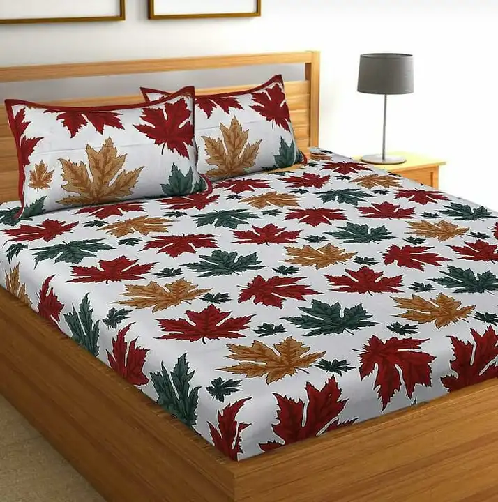 Jaipuri Cotton Flower Design Double Bed Sheets  uploaded by Laven Exclusive on 6/6/2023