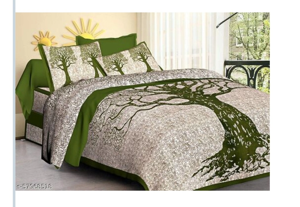 Tree 🌴 Design Jaipuri Cotton Double Bed Sheets  uploaded by Laven Exclusive on 6/6/2023