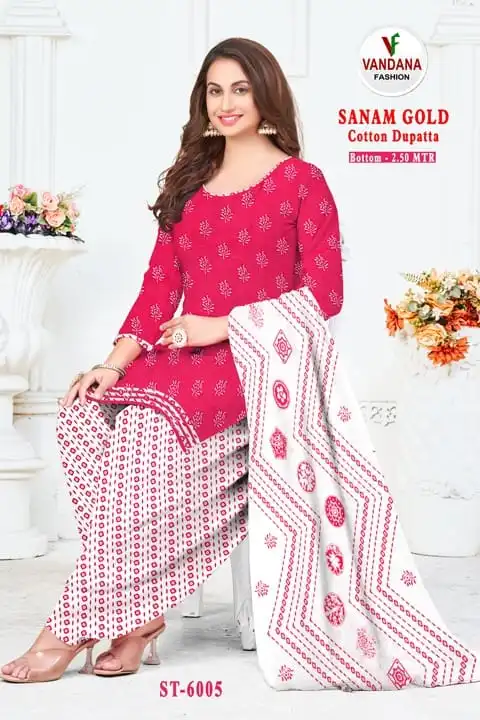 Cotton PRINTA suita uploaded by Sarda fashion on 6/6/2023