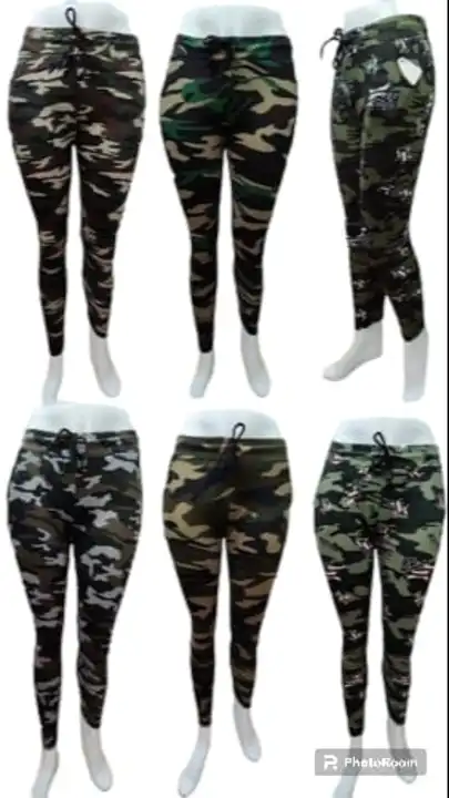 Army Print Imported Fabric 2 Pockets Jeggings Free Size uploaded by SPK Impact on 6/6/2023
