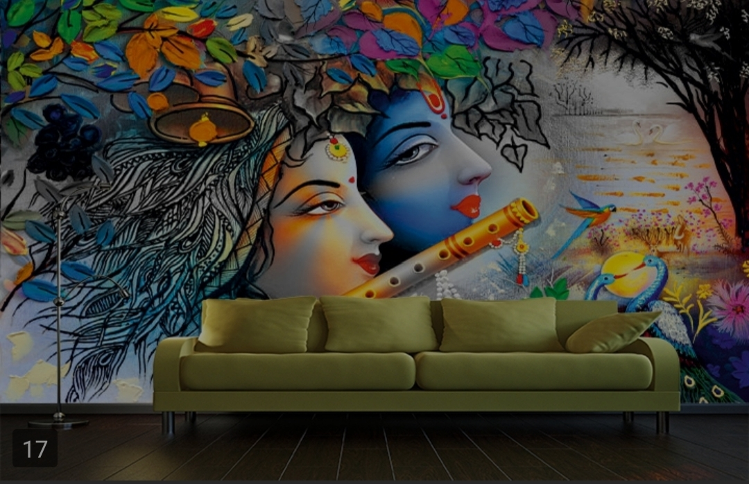 Wallpaper 3d customised  uploaded by business on 6/6/2023