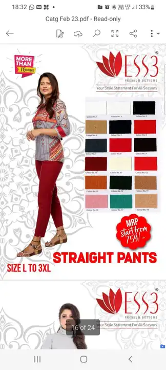 Straight pant uploaded by business on 6/6/2023