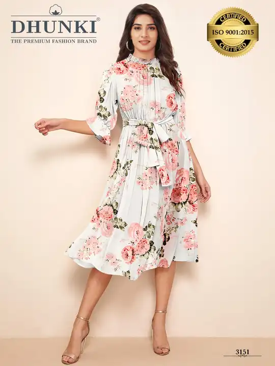 One piece Ankle length kurti uploaded by FREEDOM FASHION on 6/6/2023