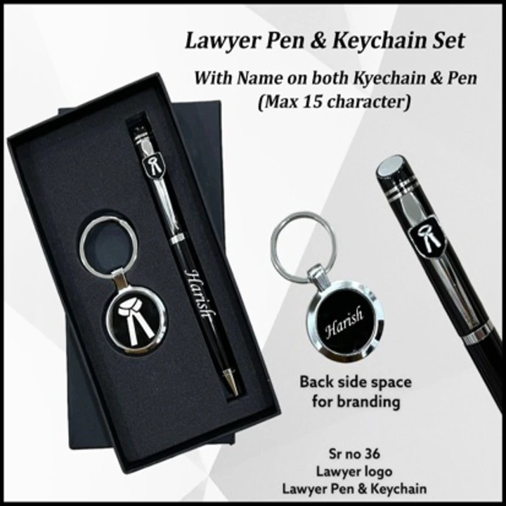 Pen Keychain Set for Advocate uploaded by BusinessJi.com on 6/6/2023