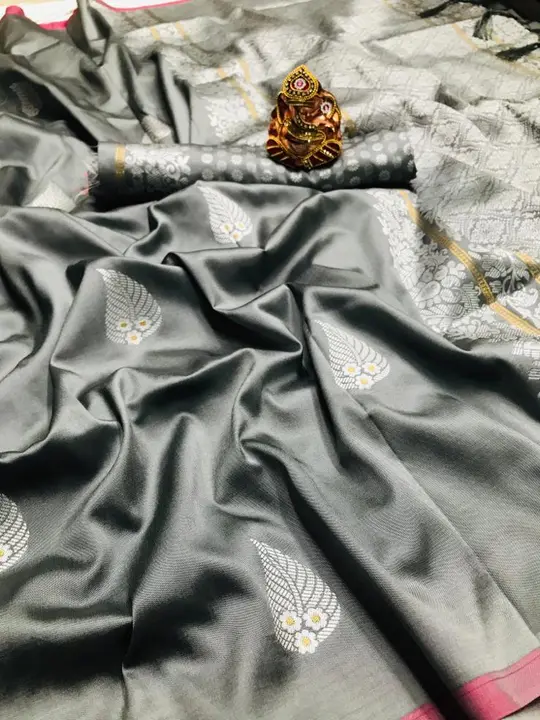 LICHI Silk saree. huge sale for this season uploaded by khan wholeseller on 6/6/2023