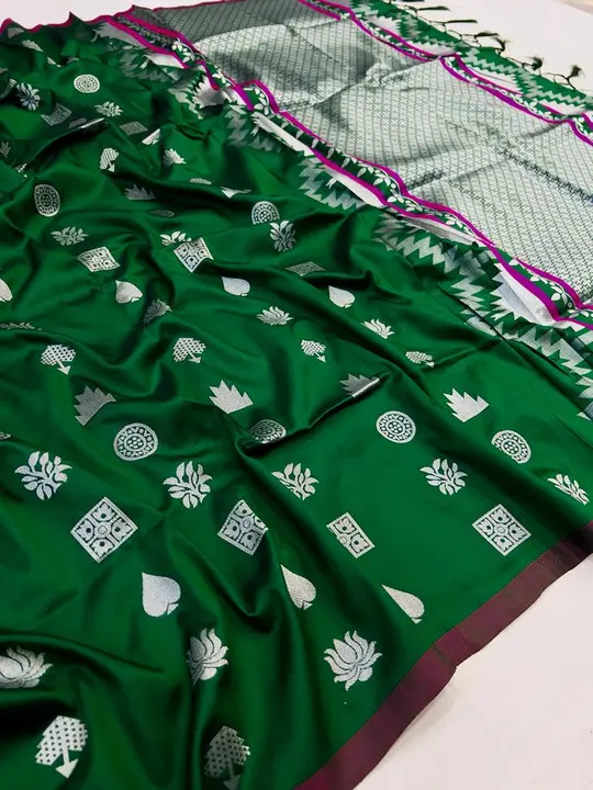 LICHI Silk saree. huge sale for this season uploaded by khan wholeseller on 6/6/2023