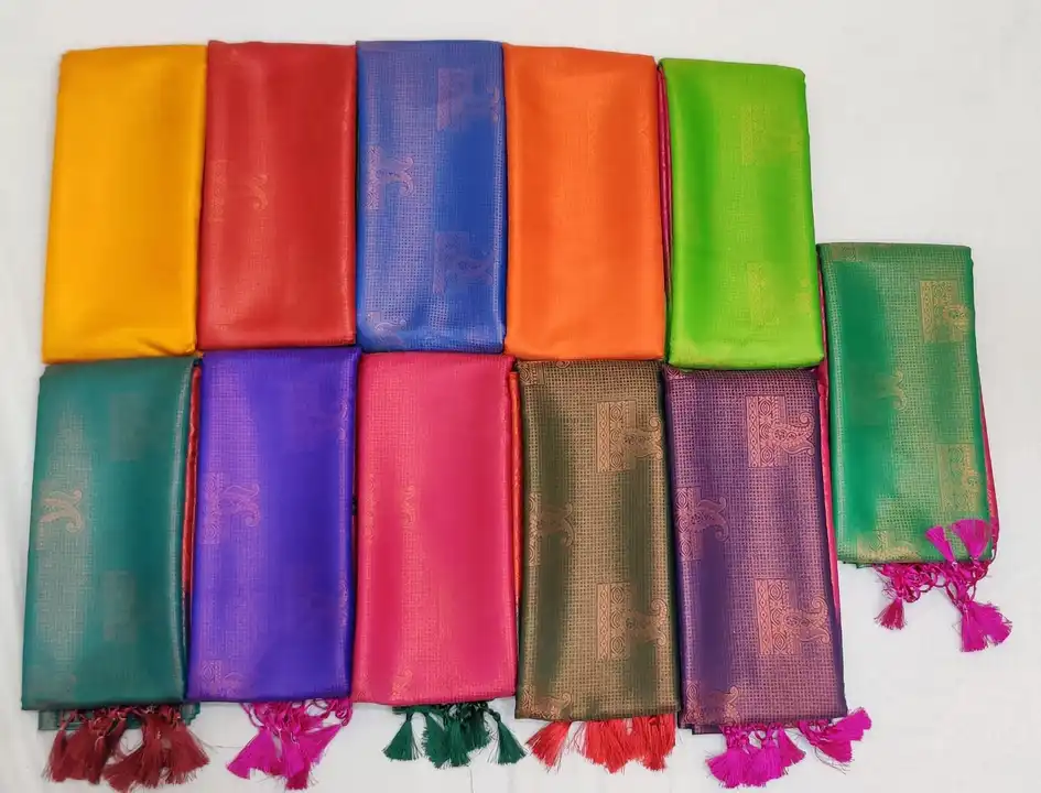 Fancy softy silk saree  uploaded by business on 6/6/2023